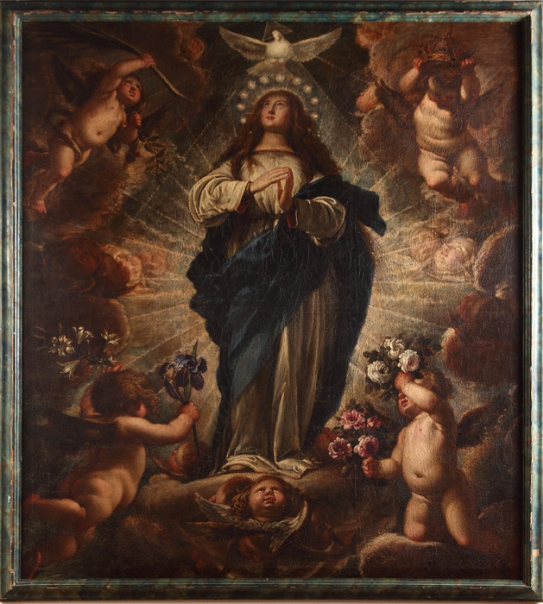 Inmaculada Concepción, por Francisco Fernández. Madrid, monasterio de las Descalzas Reales. Copyright Patrimonio Nacional