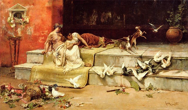 Damas romanas, por Juan Luna Novicio