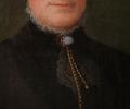 Portrait of Mrs. Georgeanna Manolt Vogell Kingsley, lace detail