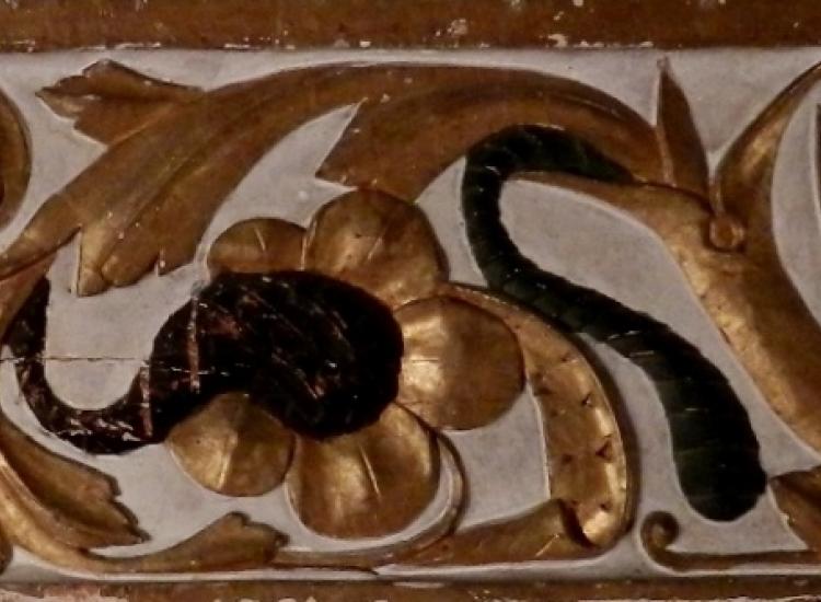 Panel decorativo, detalle