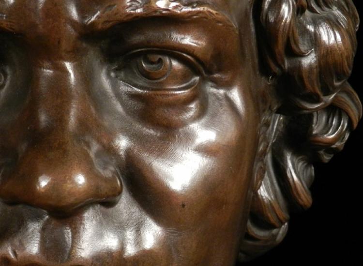 escultura Beethoven