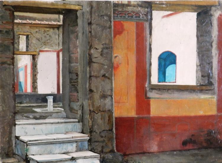 Casa romana en Pompeya, por Alejo Vera